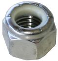 Light Hex (NM &NE) Standard Height Zinc Plated Steel  Nylon Insert Lock Nuts
